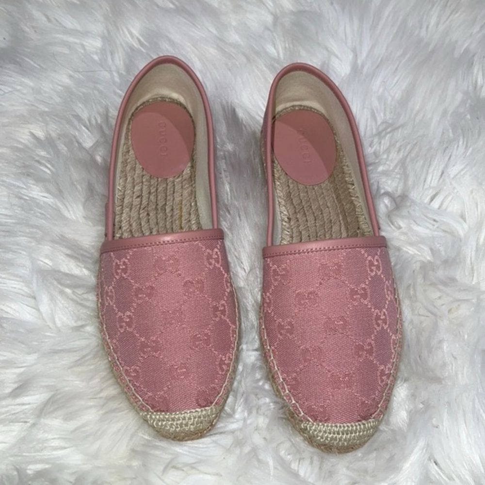 Gucci Rose Espadrille Shoes